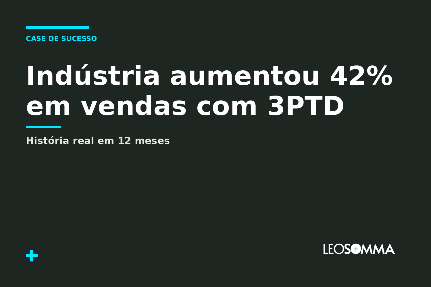 Case: como uma indústria aumentou 42% em vendas aplicando a metodologia 3PTD 